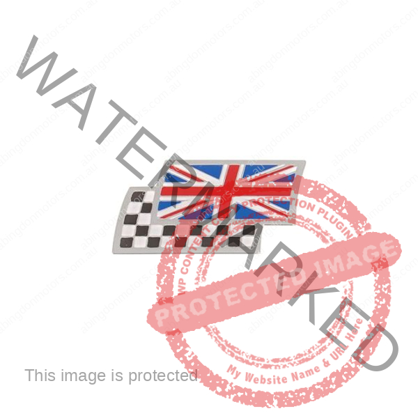 Badge - Union flag and chequered flag - Front Guard