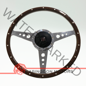 14 inch Wood Rim Steering Wheel - Classic Look